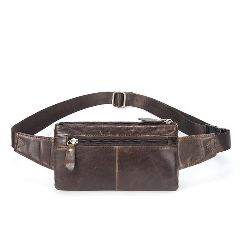 Rossie Viren  Vintage Calfskin  Leather  Waist Bag,Fanny Pack,Belt Bag-1