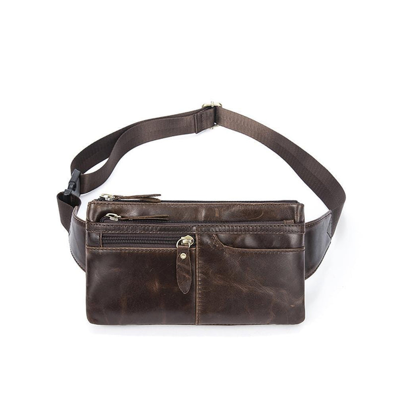 Rossie Viren  Vintage Calfskin  Leather  Waist Bag,Fanny Pack,Belt Bag-0