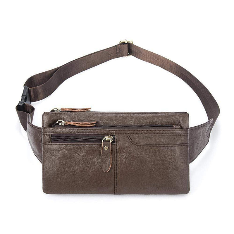Rossie Viren  Vintage Calfskin  Leather  Waist Bag,Fanny Pack,Belt Bag-3