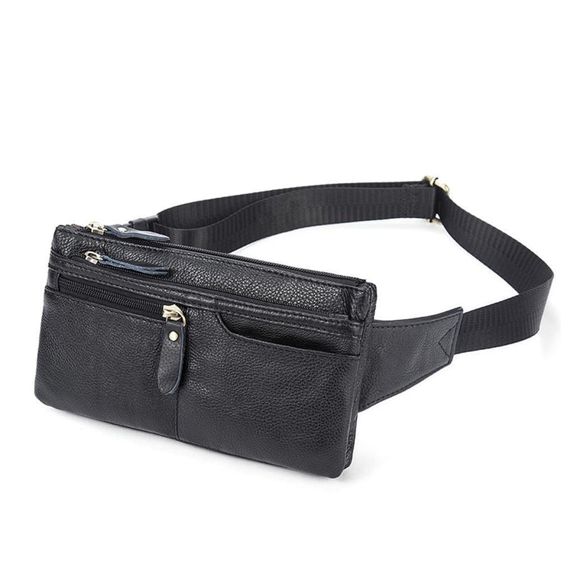 Rossie Viren  Vintage Calfskin  Leather  Waist Bag,Fanny Pack,Belt Bag-8