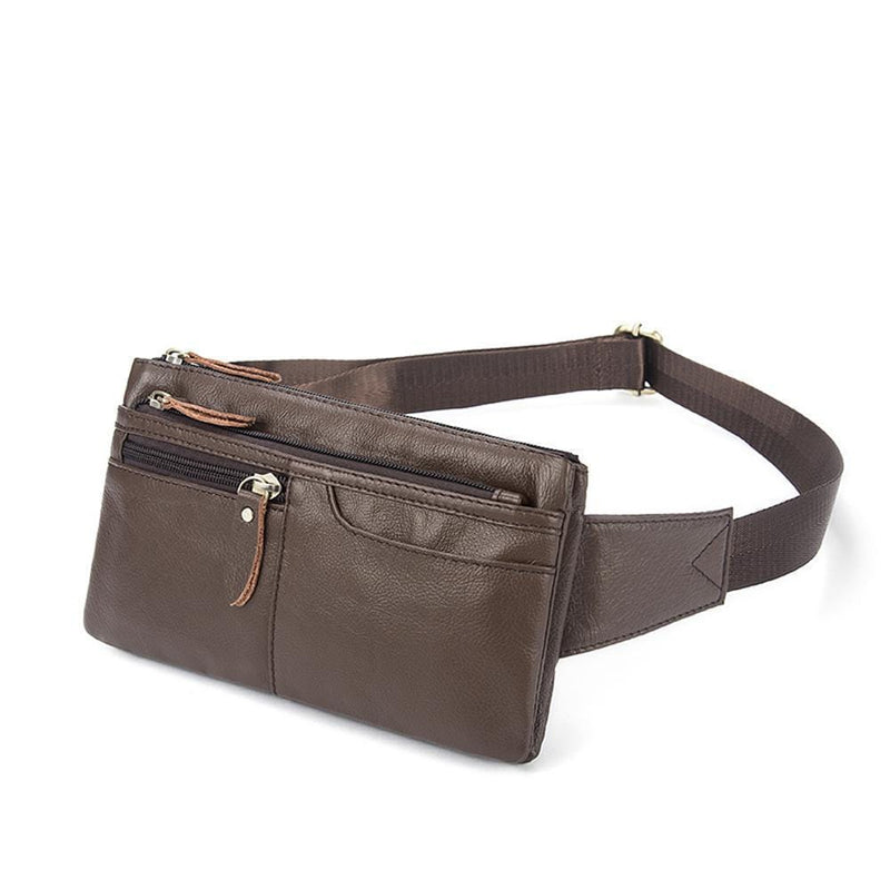 Rossie Viren  Vintage Calfskin  Leather  Waist Bag,Fanny Pack,Belt Bag-5