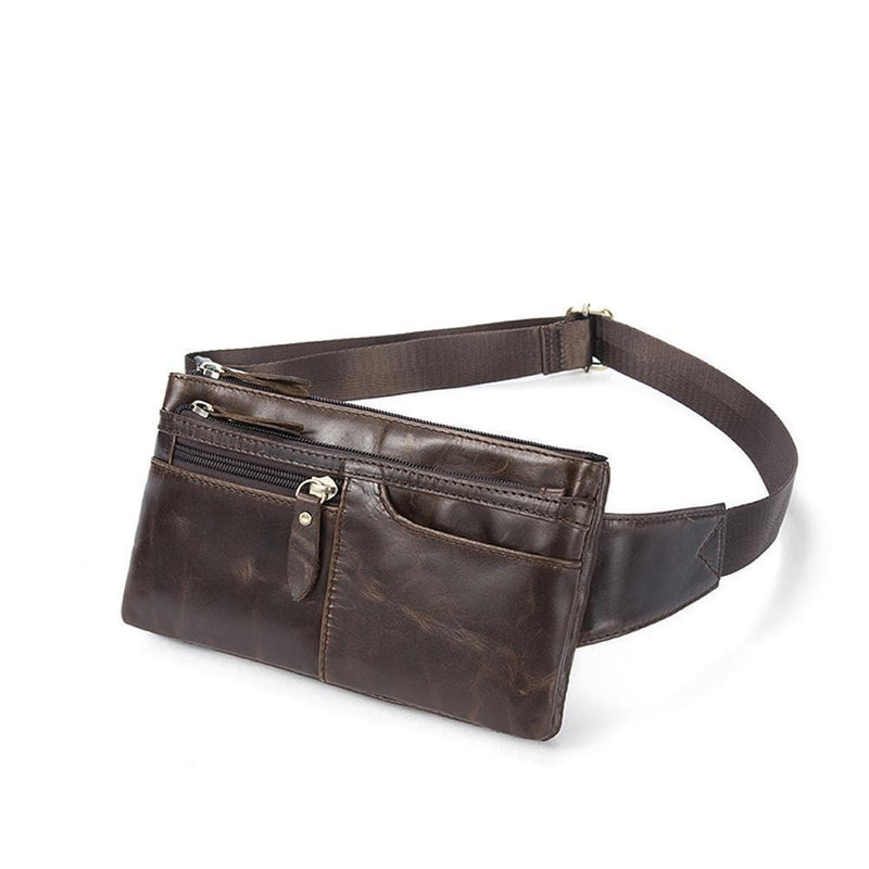 Rossie Viren  Vintage Calfskin  Leather  Waist Bag,Fanny Pack,Belt Bag-2