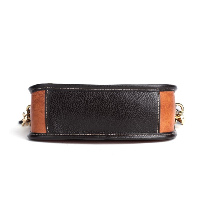 Rossie Viren Vintage Leather Hobo Underarm Shoulder Bag-12