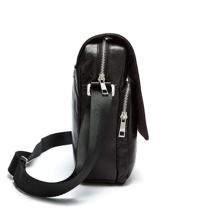 Rossie Viren Vintage Leather Mini Messenger Bag-4
