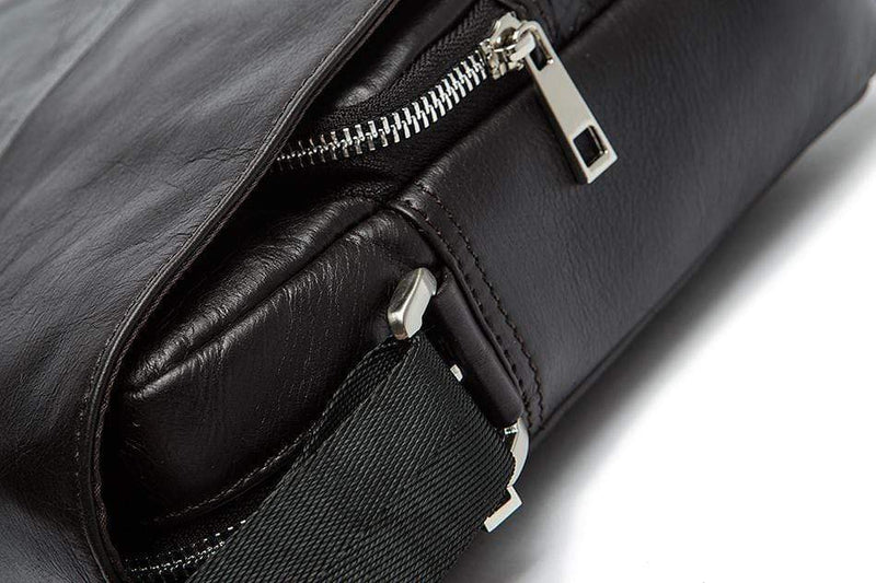 Rossie Viren Vintage Leather Mini Messenger Bag-7