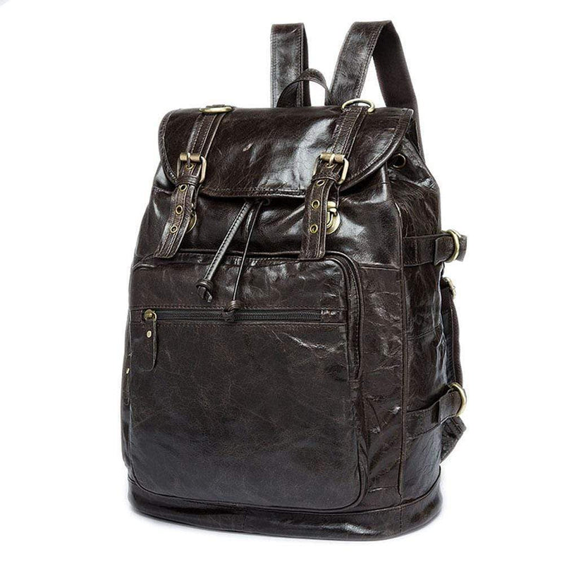 Rossie Viren Vintage  Men's Leather Backpack, Rucksacks,Laptop Bags-1