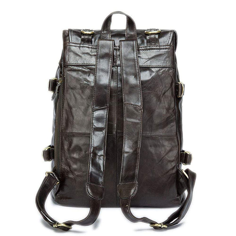 Rossie Viren Vintage  Men's Leather Backpack, Rucksacks,Laptop Bags-6