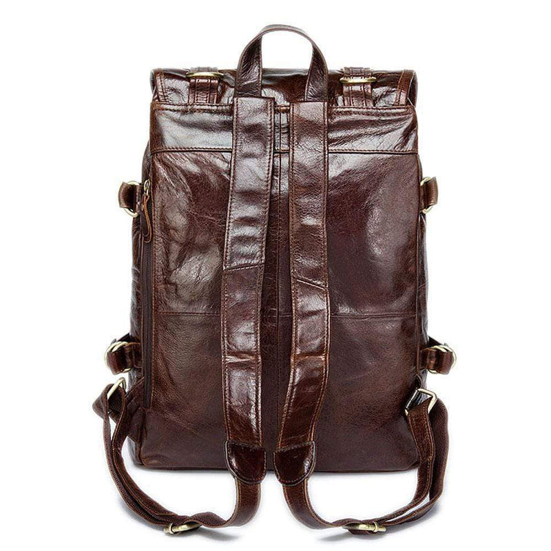 Rossie Viren Vintage  Men's Leather Backpack, Rucksacks,Laptop Bags-9