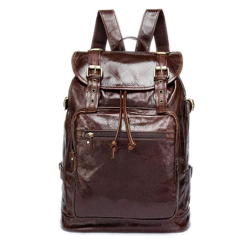 Rossie Viren Vintage  Men's Leather Backpack, Rucksacks,Laptop Bags-7