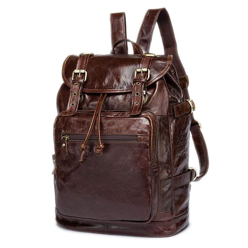 Rossie Viren Vintage  Men's Leather Backpack, Rucksacks,Laptop Bags-8