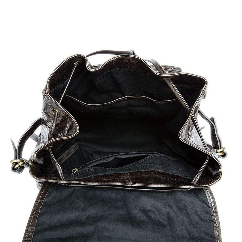 Rossie Viren Vintage  Men's Leather Backpack, Rucksacks,Laptop Bags-5