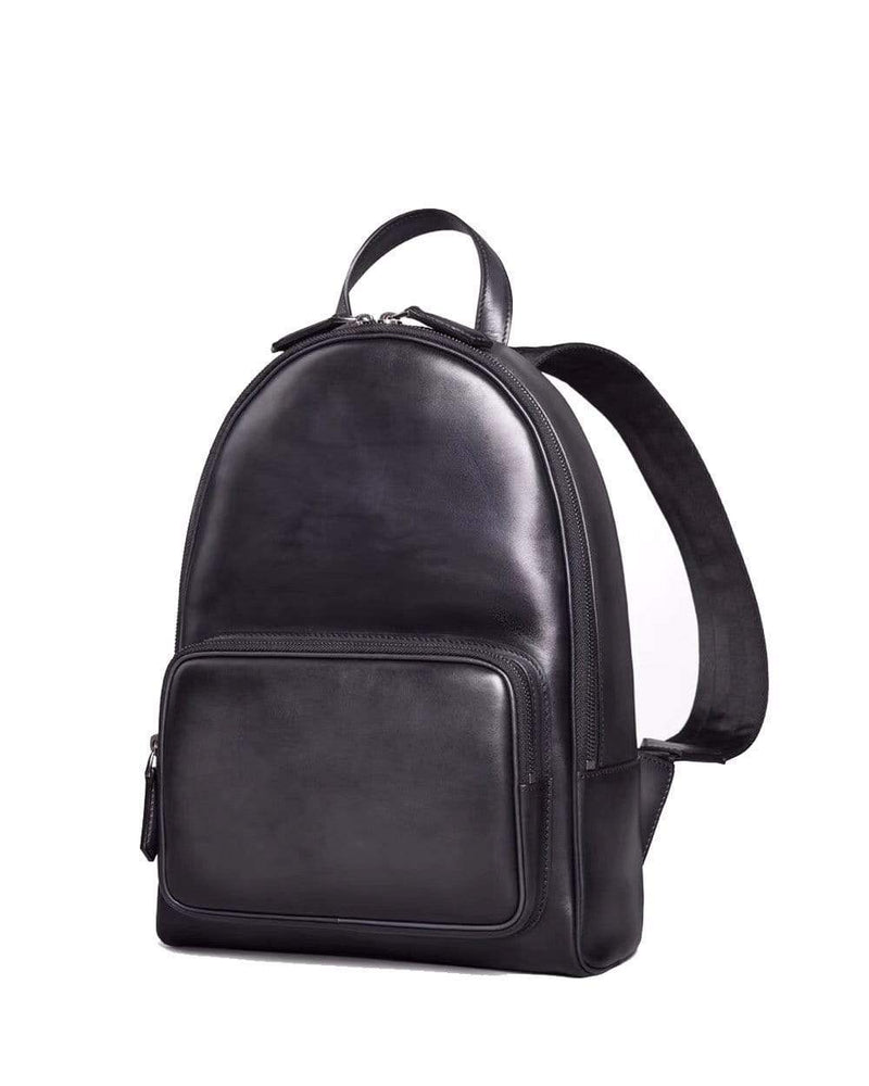 Small Vintage Leather Backpack-11