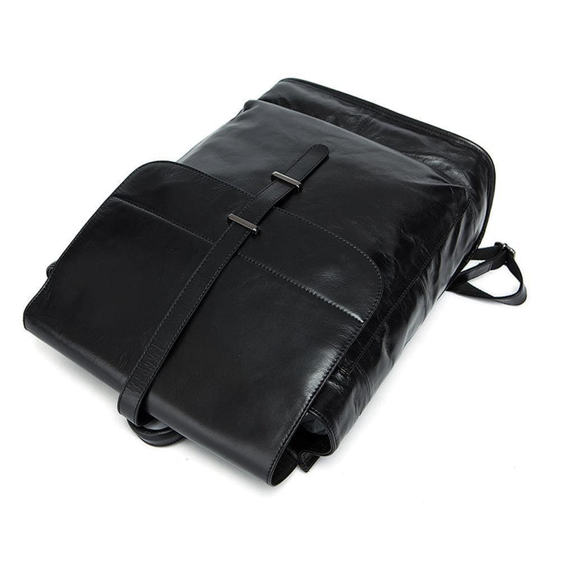 Vintage Leather  Unisex Backpack Messenger Bag Satchel Laptop Travel Rucksack-10