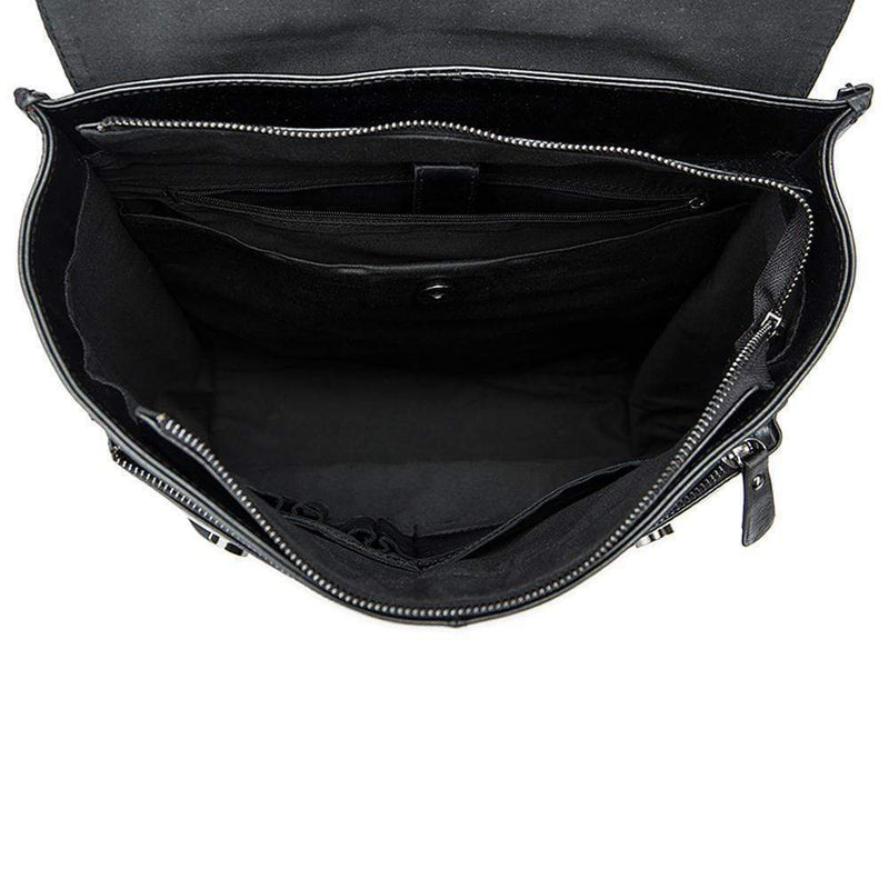 Vintage Leather  Unisex Backpack Messenger Bag Satchel Laptop Travel Rucksack-15