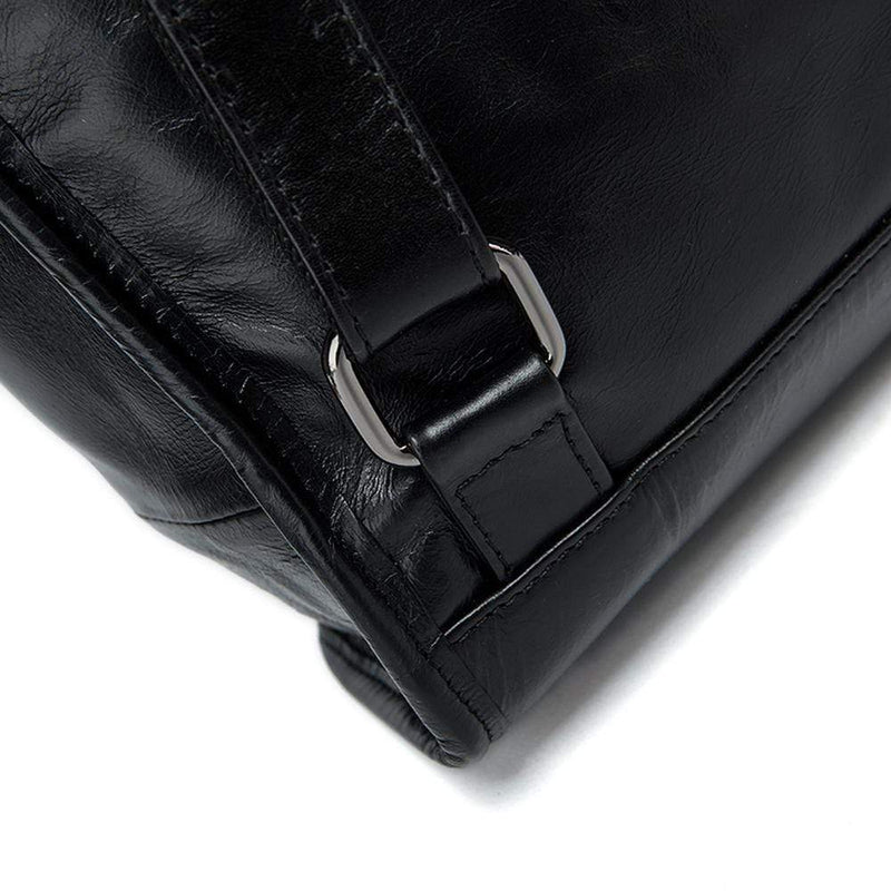 Vintage Leather  Unisex Backpack Messenger Bag Satchel Laptop Travel Rucksack-7