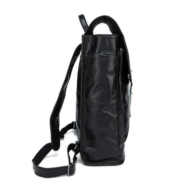 Vintage Leather  Unisex Backpack Messenger Bag Satchel Laptop Travel Rucksack-6