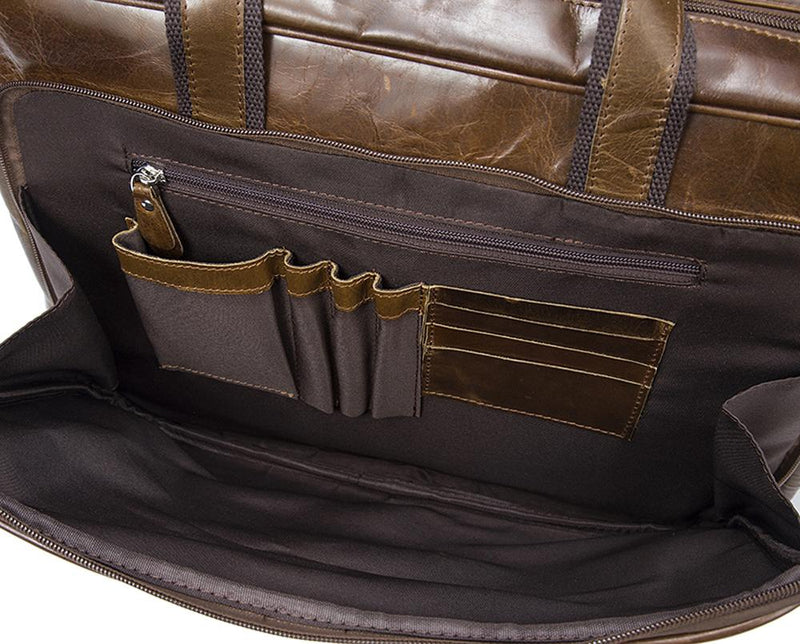 Vintage Solid Color Multi-Functional Men’s Business Leather Cross Bag ,Large Volume Casual Handbags-10