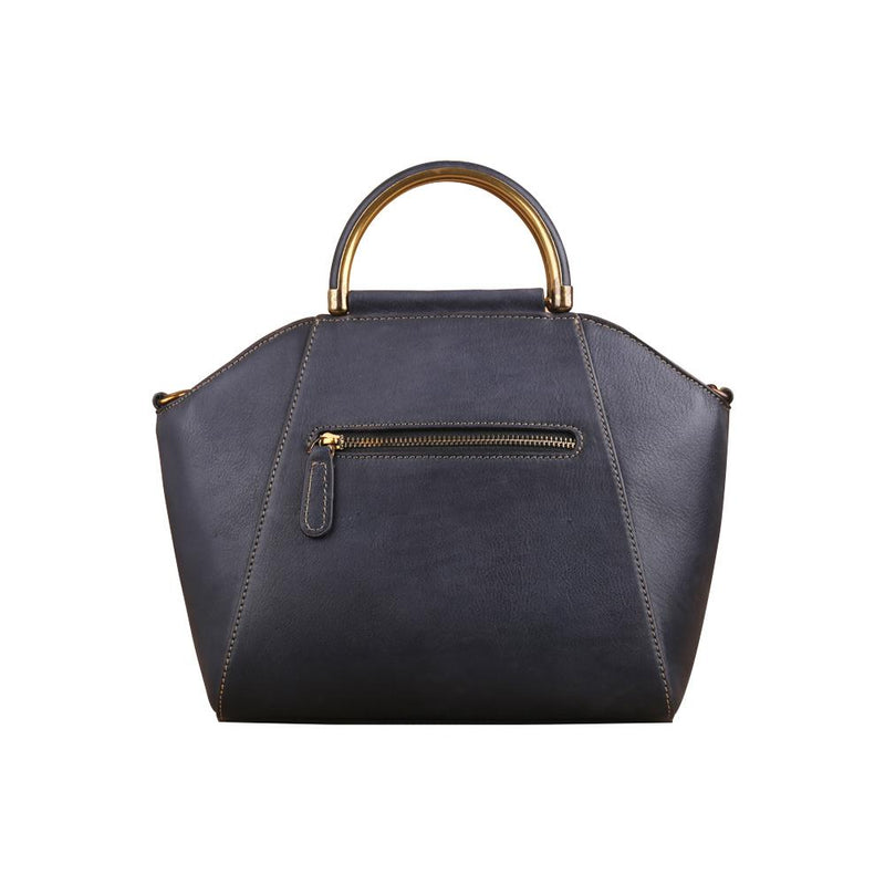 Women Vintage Leather Handbag Shoulder Purse Satchel Tote Crossbody Bag-12