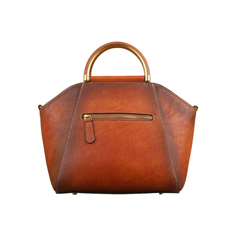 Women Vintage Leather Handbag Shoulder Purse Satchel Tote Crossbody Bag-8