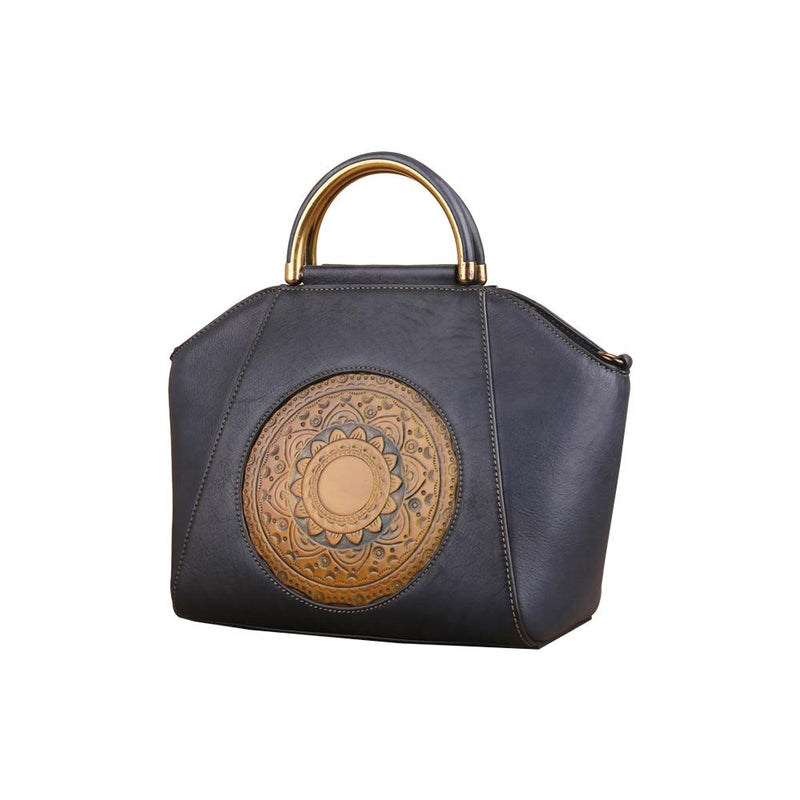 Women Vintage Leather Handbag Shoulder Purse Satchel Tote Crossbody Bag-10